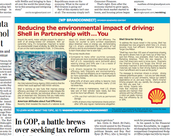 New York Times выпустила первую нативную рекламу в печатной версии