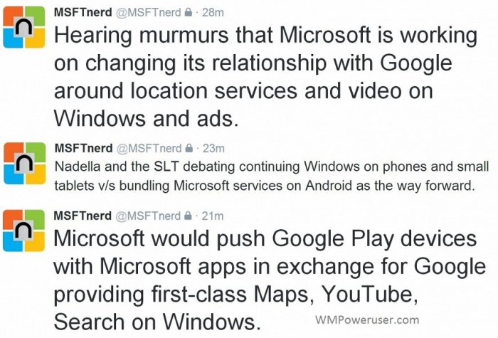 Microsoft может отказаться от Windows Phone в пользу Android Microsoft может отказаться от Windows Phone в пользу Android