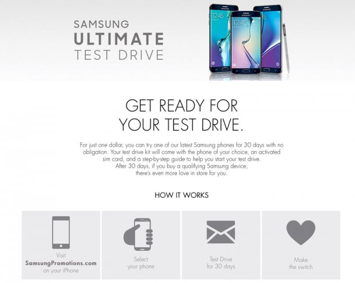 Samsung готова заплатить $200 тем, кто откажется от iPhone в пользу Galaxy Note 5 или Galaxy S6 edge+ Samsung готова заплатить $200 тем, кто откажется от iPhone в пользу Galaxy Note 5 или Galaxy S6 edge+