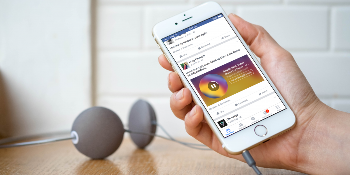 Facebook дал пользователям возможность слушать музыку