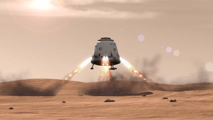 SpaceX планирует начать доставлять людей на Марс к 2025 году SpaceX планирует начать доставлять людей на Марс к 2025 году
