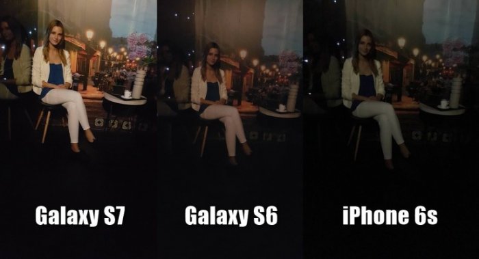 Сравнение камер Galaxy S7, Galaxy S6 и iPhone 6S при слабом освещении Сравнение камер Galaxy S7, Galaxy S6 и iPhone 6S при слабом освещении
