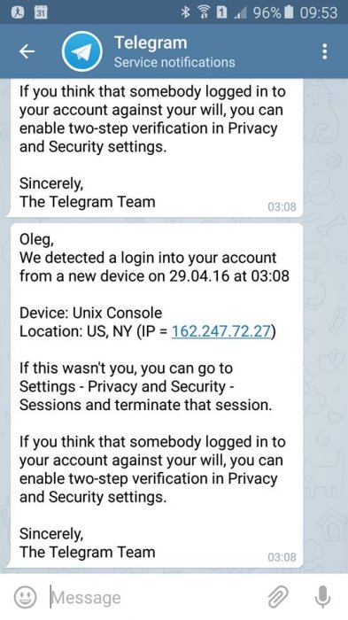 Спецслужбы нашли способ получить доступ к сообщениям Telegram Спецслужбы нашли способ получить доступ к сообщениям Telegram