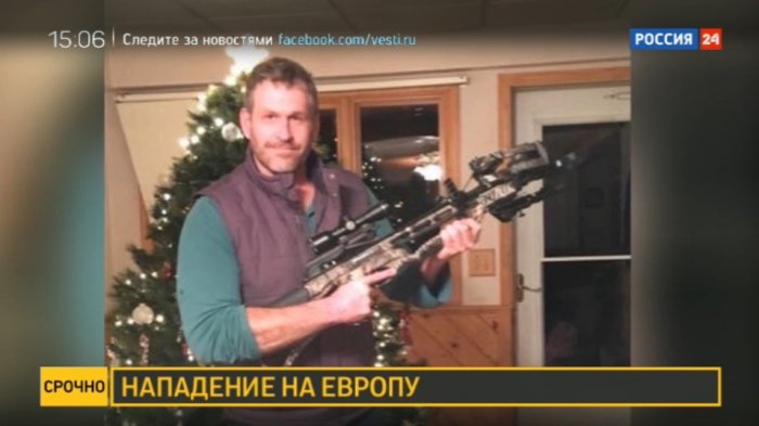 «Россия-24» выдала американского писателя за стрелка