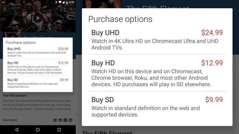 Сервис Google Play Movie добавил фильмы в формате 4K Сервис Google Play Movie добавил фильмы в формате 4K