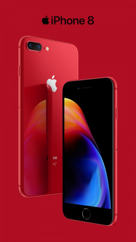 Продажи красных iPhone 8 в Беларуси начнутся с благотворительной акции (RED) Weekend