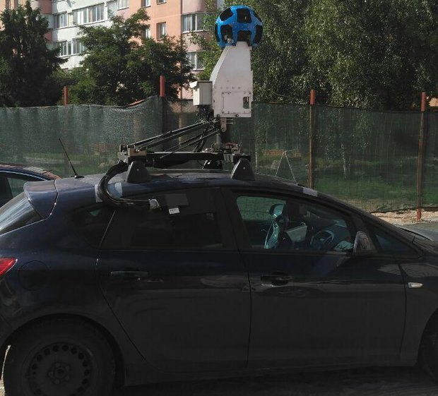 Автомобиль Google снимает панорамы Минска