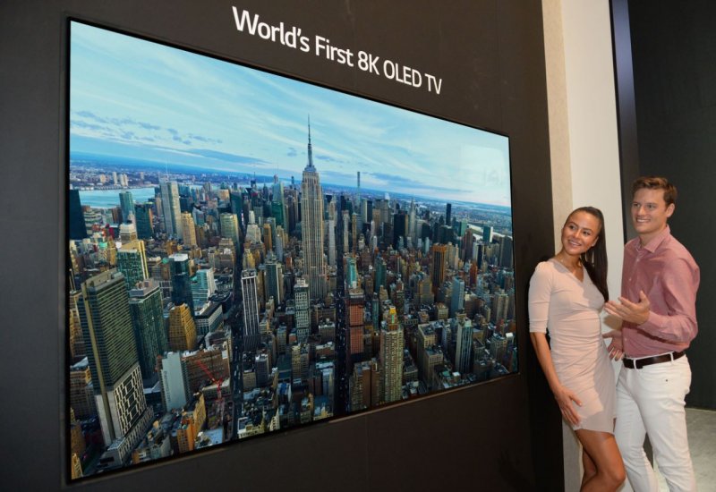 LG выпустила первый в мире OLED-телевизор с разрешением 8К и диаметром 88 дюймов