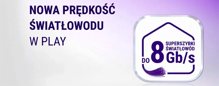 Польский провайдер Play предложил интернет 8 Гбит/с за 10 злотых в месяц
