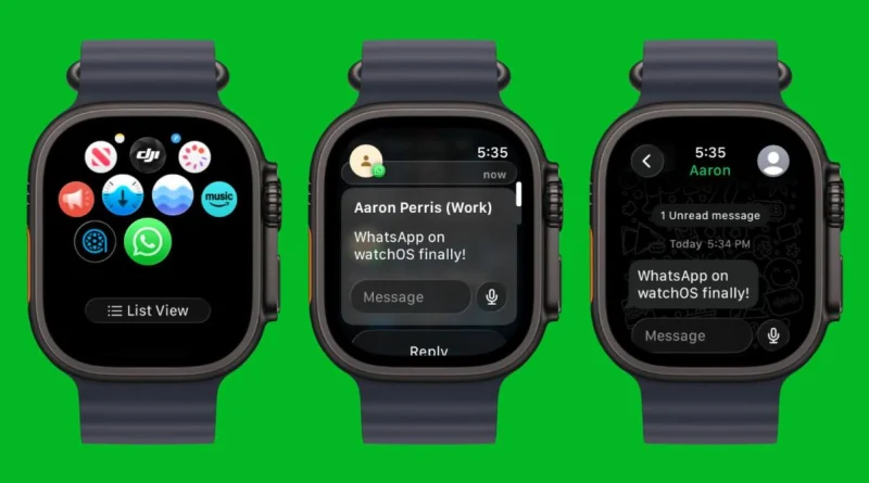 WhatsApp начал тестировать приложение для Apple Watch